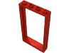 Набор LEGO Door Frame 1 x 4 x 6 Type 1, Красный