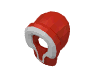 Набор LEGO Minifig Hood Fur-lined with White Fur Trim Print, Красный