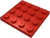 Набор LEGO Plate 4 x 4, Красный