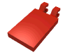 Набор LEGO Tile Special 2 x 3 with 2 Clips [Undetermined Type], Красный