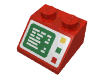 Набор LEGO Slope 45 2 x 2 with Computer Screen Print, Красный
