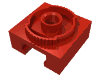 Набор LEGO Turntable 4 x 4 Locking Grooved Base, Красный
