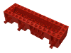 Набор LEGO Vehicle Base 4 x 14 x 2 1/3, Красный