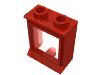 Набор LEGO Window 1 x 2 x 2 Classic with Long Sill [Complete], Красный