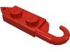Набор LEGO Hook, Plate, Modified 1 x 2 with Crane Hook Right, Красный