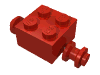 Набор LEGO Brick, Modified 2 x 2 with Wheels Red for Dually Tire, Красный