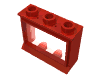 Набор LEGO Window 1 x 3 x 2 Classic with Long Sill [Complete], Красный