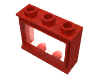 Набор LEGO Window 1 x 3 x 2 Classic with Short Sill [Complete], Красный