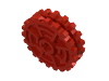 Набор LEGO Technic Tread Sprocket Wheel Dual Thin, Красный