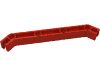 Набор LEGO Znap Beam 11, 4 Holes, 2 Bends, Красный