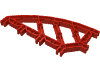 Набор LEGO Znap Beam 16, 14 Holes, Curved, Красный