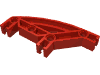 Набор LEGO Znap Beam 8, 4 Holes, 3 Bends, Curved, Красный