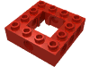 Набор LEGO Technic Brick 4 x 4 Open Center, Красный