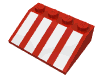 Набор LEGO Slope 33В° 3 x 4 with White Stripes Print, Красный