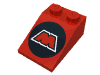 Набор LEGO Slope 33В° 3 x 2 with MTron Logo Print, Красный