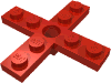Набор LEGO Propeller 4 Blade 5 Diameter with Hole for Rotor Holder, Красный