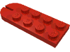 Набор LEGO Plate Special 2 x 5 with Towball Socket, Красный