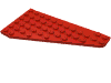 Набор LEGO Wedge, Plate 7 x 12 Wing Left, Красный