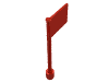 Flag on Flagpole, Straight