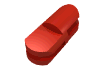 Набор LEGO Arm Piece Straight with 2 and 3 Fingers, Красный