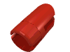 Набор LEGO Arm Piece with Towball Socket, 3 Fingers, Красный