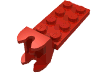 Набор LEGO Hinge Plate 2 x 4 with Articulated Joint - Female, Красный