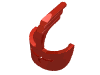 Набор LEGO Minifig Helmet Visor with Grille and Feather, Красный