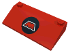Набор LEGO Slope 33 3 x 6 with MTron Logo Print, Красный