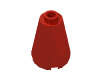 Набор LEGO Cone 2 x 2 x 2 [Blocked Open Stud], Красный