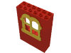 Набор LEGO Panel  2 x  6 x  7 with Fabuland Window Rectangular Yellow, Красный