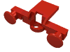 Набор LEGO Train Buffer Beam, Красный