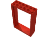 Набор LEGO Door Frame 2 x 6 x 7, Красный