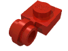 Набор LEGO Plate Special 1 x 1 with Clip Light [Thin Ring], Красный