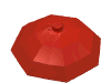 Набор LEGO Minifig Umbrella Top with No Bottom Flaps, 6 x 6 with Top Stud, Красный