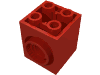 Набор LEGO Turntable 2 x 2 x 2 Side Facing Locking, Красный