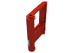 Набор LEGO Train Door  1 x  4 x  5 Right White Stripe Train Logo Print, Красный