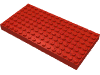 Набор LEGO Brick 8 x 16, Красный