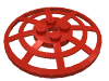 Набор LEGO Dish 6 x 6 Inverted [Radar / Webbed / anti-studs at  90В°], Красный