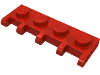 Набор LEGO Hinge Vehicle Roof Holder 1 x 4, Красный