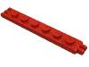 Набор LEGO Hinge Plate 1 x 6 with 2 and 3 Fingers On Ends, Красный