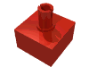 Набор LEGO Brick Special 2 x 2 No Studs, Top Pin, Красный