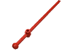Набор LEGO Bar 12L with Open Stud, Towball, and Top Slit [Boat Mast], Красный