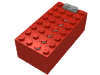 Набор LEGO Electric 9V Battery Box Small [Complete Assembly], Красный