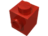 Набор LEGO Brick Special 1 x 1 with Studs on 2 Sides, Красный
