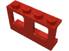 Набор LEGO Window 1 x 4 x 2 Plane, Красный