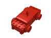 Набор LEGO ~Electric Train Motor 12V Unslotted with 3-Hole Plugs, Красный