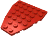 Набор LEGO Boat Bow Plate 7 x 6 with Stud Notches, Красный