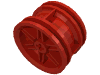 Набор LEGO Wheel 30.4 x 20 without Pinholes, with Reinforced Rim, Красный