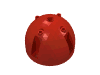 Набор LEGO Brick Round 7 x 7 x 4 Dome Top, Красный