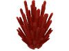 Набор LEGO Bush 2 x 2 x 4, Красный